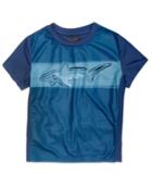 Greg Norman For Tasso Elba Men's Daddy & Me Shark-print Performance Sun Protection T-shirt, Only At Macy's