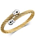 Charriol Cable Twist Bangle Bracelet In Pvd Gold-tone Stainless Steel