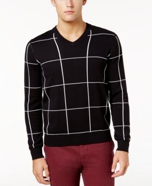 Tommy Hilfiger Men's Watson Windowpane Sweater