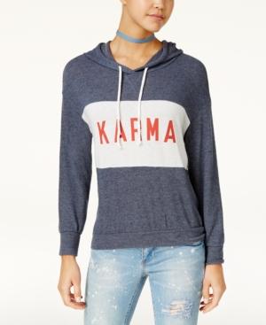 Hybrid Juniors' Karma Graphic Hoodie