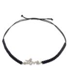 Diamond Love Parachute Cord Bracelet In (1/6 Ct. T.w.)