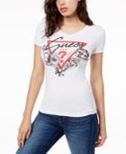 Guess Roses Logo T-shirt