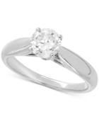 Lab Grown Diamond Solitaire Engagement Ring (1 Ct. T.w.) In 14k White Gold