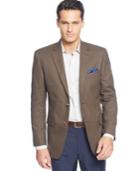 Tasso Elba Olive Navy Houndstooth Sport Coat