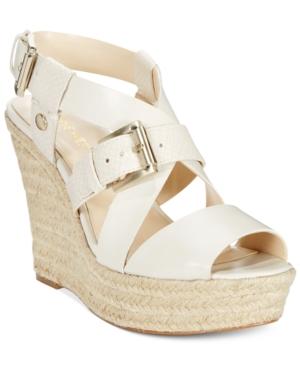 Nine West Jentri Strappy Espadrille Platform Wedge Sandals Women's Shoes