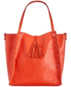 Inc International Concepts Venice Whipstitch Tote With Removable Pouch, Only At Macy's