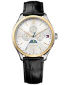 Tommy Hilfiger Men's Sport Lux Black Leather Watch 42mm 1791305