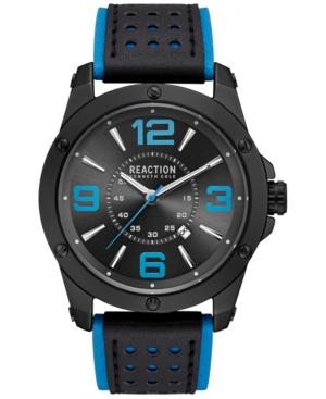 Kenneth Cole Reaction Men's Turquoise And Black Strap Watch 46mm
