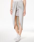 Izzy & Me Juniors' Wrap-front Tulip Skirt