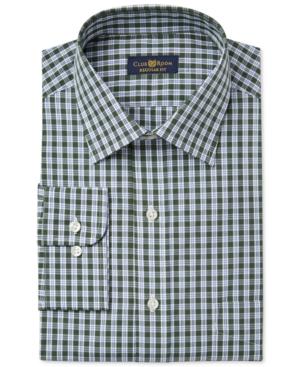 Club Room Estate Wrinkle Resistant Check Dress Shirt, Only At Macy's