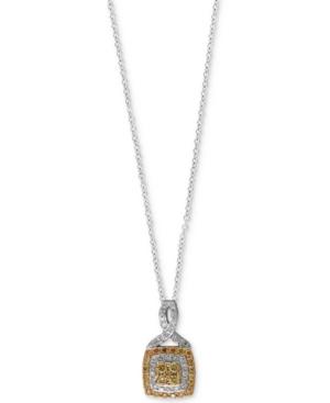 Effy Diamond Pendant Necklace (1/3 Ct. T.w.) In 14k Gold & White Gold