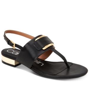 Calvin Klein Women's Freida Embellished Sandals Women's Shoes