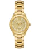Citizen Eco-drive Women's Silhouette Gold-tone Stainless Steel Bracelet Watch 30mm Fe1132-84p, A Macy's Exclusive Style
