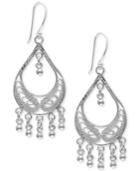 Giani Bernini Dangle Drop Earrings In Sterling Silver, Created For Macy's