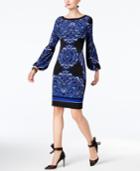 Inc International Concepts Blouson-sleeve Sheath Dress, Created For Macy's