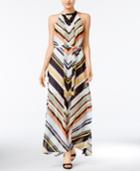 Bar Iii Printed Sleeveless Maxi Dress, Only At Macy's