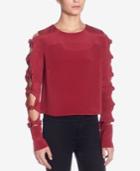 Catherine Malandrino Dorothy Silk Cutout Twist-detail Top