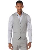 Perry Ellis Big And Tall Textured Vest