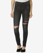 Avec Les Filles High-waisted Ripped Skinny Jeans