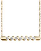 Sirena Energy Diamond Twist Bar Necklace (1/4 Ct. T.w.) In 14k Gold