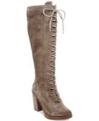 Steve Madden Women's Nidea Suede Lace-up Boots
