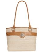 Giani Bernini Filigree Straw Tote