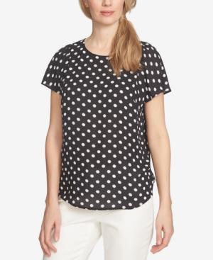 Cece Dot-print Top