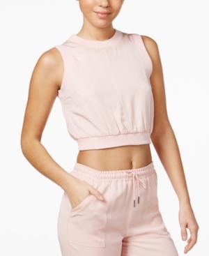 The Edit By Seventeen Juniors' Pleated Crop Top