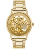 Kenneth Cole New York Men's Automatic Gold-tone Stainless Steel Bracelet Watch 43mm