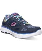 Skechers Women's Relaxed Fit: Skech Flex - Tropical Vibe Running Sneakers From Finish Line