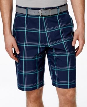 Greg Norman For Tasso Ebla Men's Shadowed Windowpane Shorts, Only At Macy's
