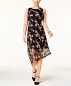 Alfani Asymmetrical Lace Fit & Flare Dress, Created For Macy's
