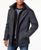 Kenneth Cole New York Systems Water-resistant Jacket With Removable Hood