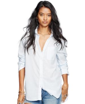 Denim & Supply Ralph Lauren Boyfriend-fit Button Down