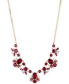 Givenchy Clear And Color Crystal Statement Necklace
