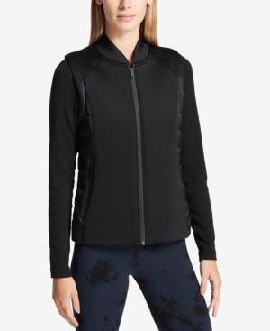 Dkny Sport Mixed-media Active Jacket
