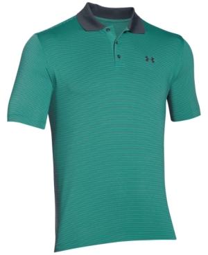 Under Armour Men's Striped Golf Polo Shirt