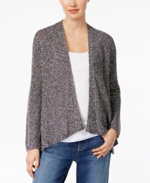 Eileen Fisher Organic Linen Asymmetrical Cardigan
