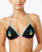 California Waves Pineapple Patch Push-up Bikini Top Women's Swimsuit