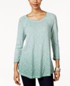 Style & Co Melange Top, Only At Macy's