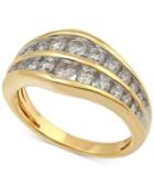 Diamond Channel Set Anniversary Band (1 Ct. T.w.) In 14k Gold