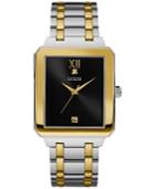 Guess Men's Diamond Accent Two-tone Stainless Steel Bracelet Watch 35mm U0917g3