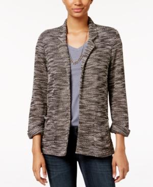American Rag Marled Knit Boyfriend Blazer