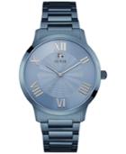 Guess Men's Blue Ion-plated Stainless Steel Bracelet Watch 43mm U0694g2