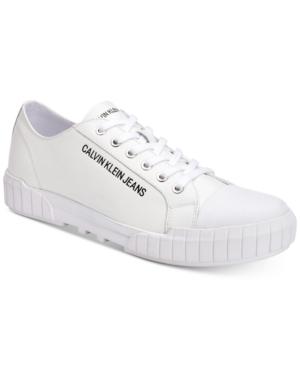 Calvin Klein Jeans Men's Burton Nappa Smooth Sneakers Men's Shoes