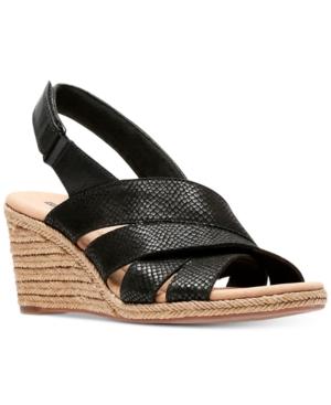 Clarks Collection Women's Lafely Krissy Wedge Sandals, Created For Macy's Women's Shoes