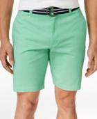 Club Room Men's Flat-front Cotton Shorts, Only At Macy's