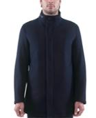 Sanyo Bond Stand-collar Wool Raincoat