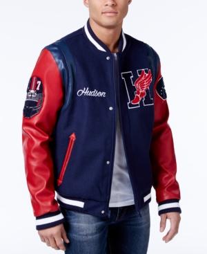 Hudson Nyc Men's Wingfoot Champion Varsity Jacket