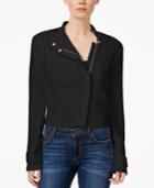 Rachel Rachel Roy Long-sleeve Front-zip Moto Jacket